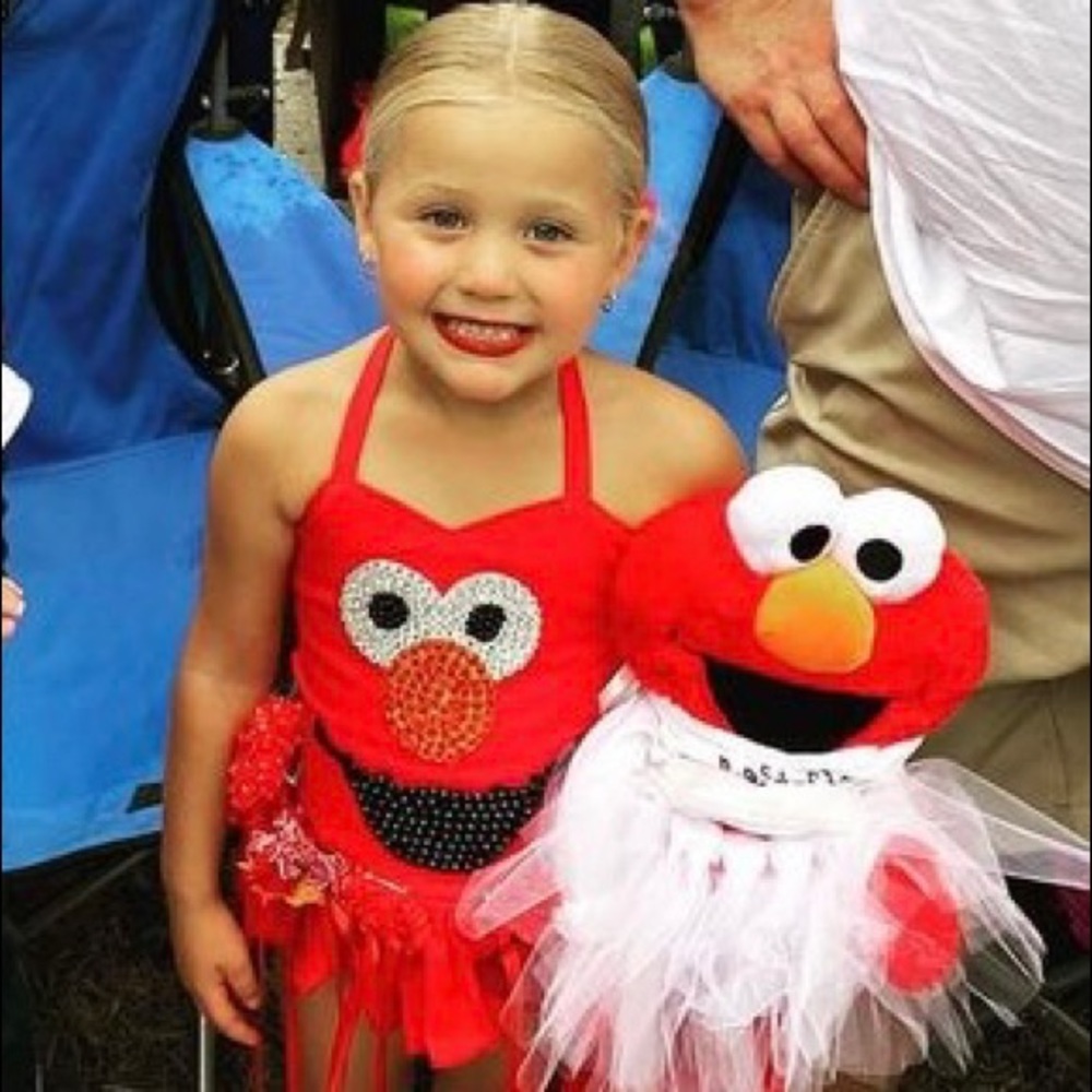 Custom Elmo dance costume